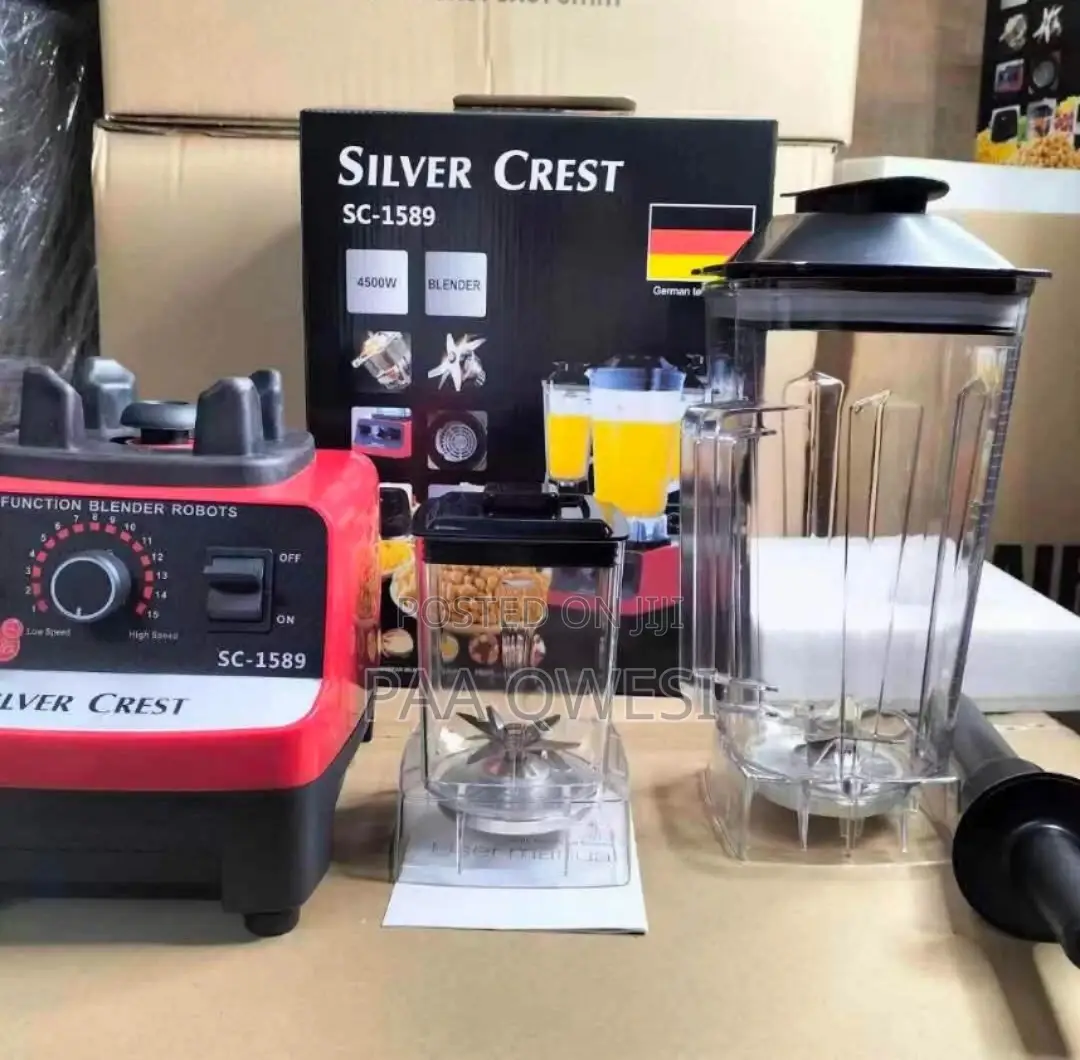 New Label Silver Crest 2 in 1 Blender