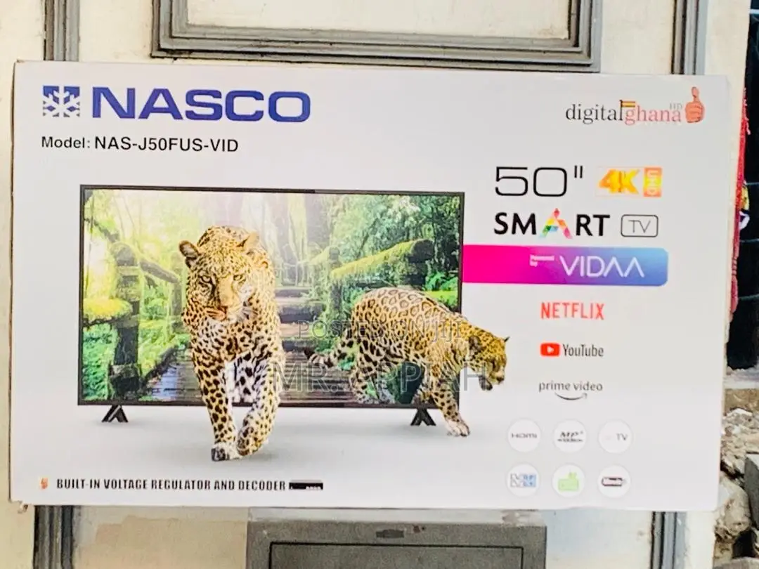 Order Nasco 50 Inch Full HD Digital Satellite Smart TV.
