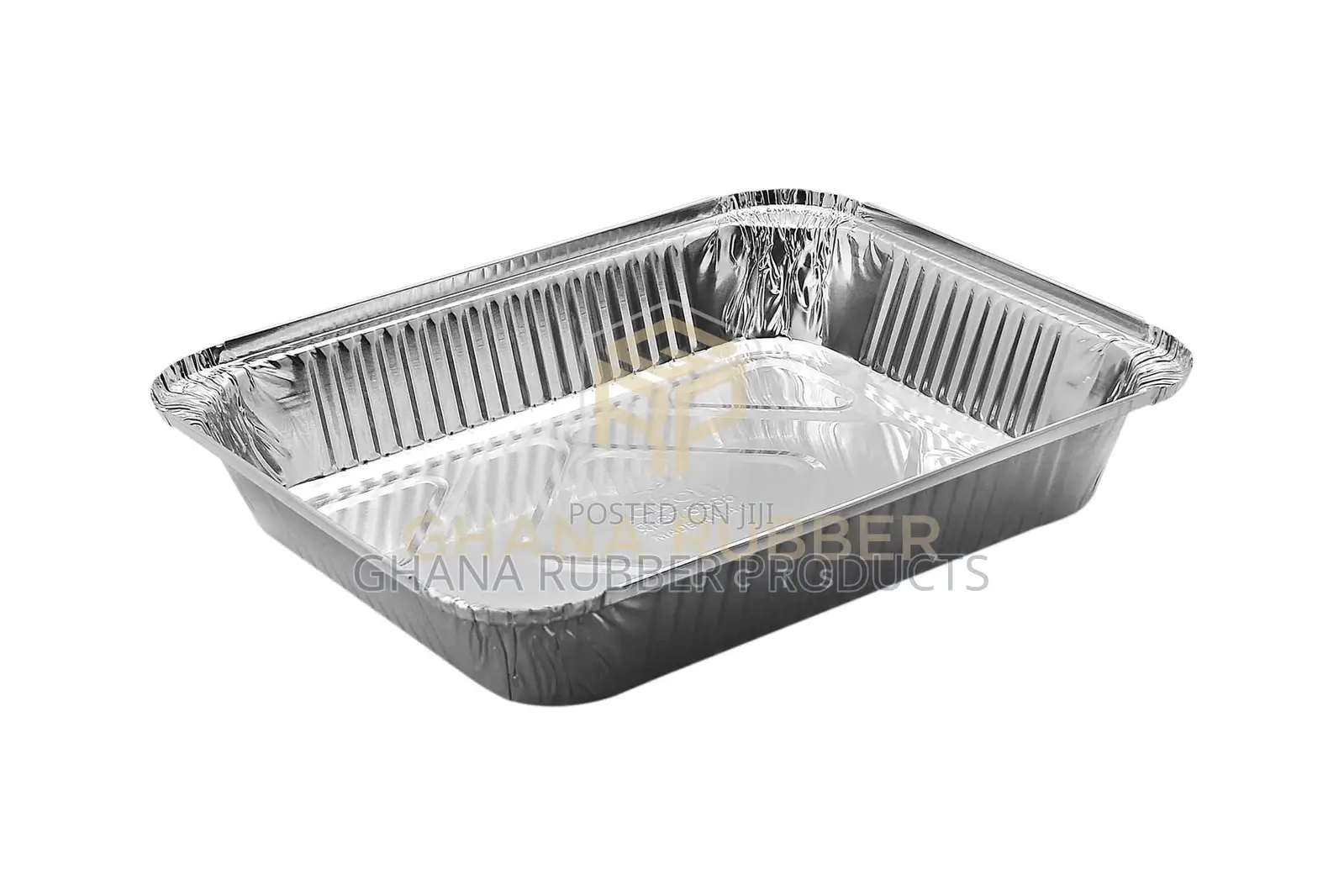 Aluminium Foil Food Containers + Lids (3200ml) (100pcs)