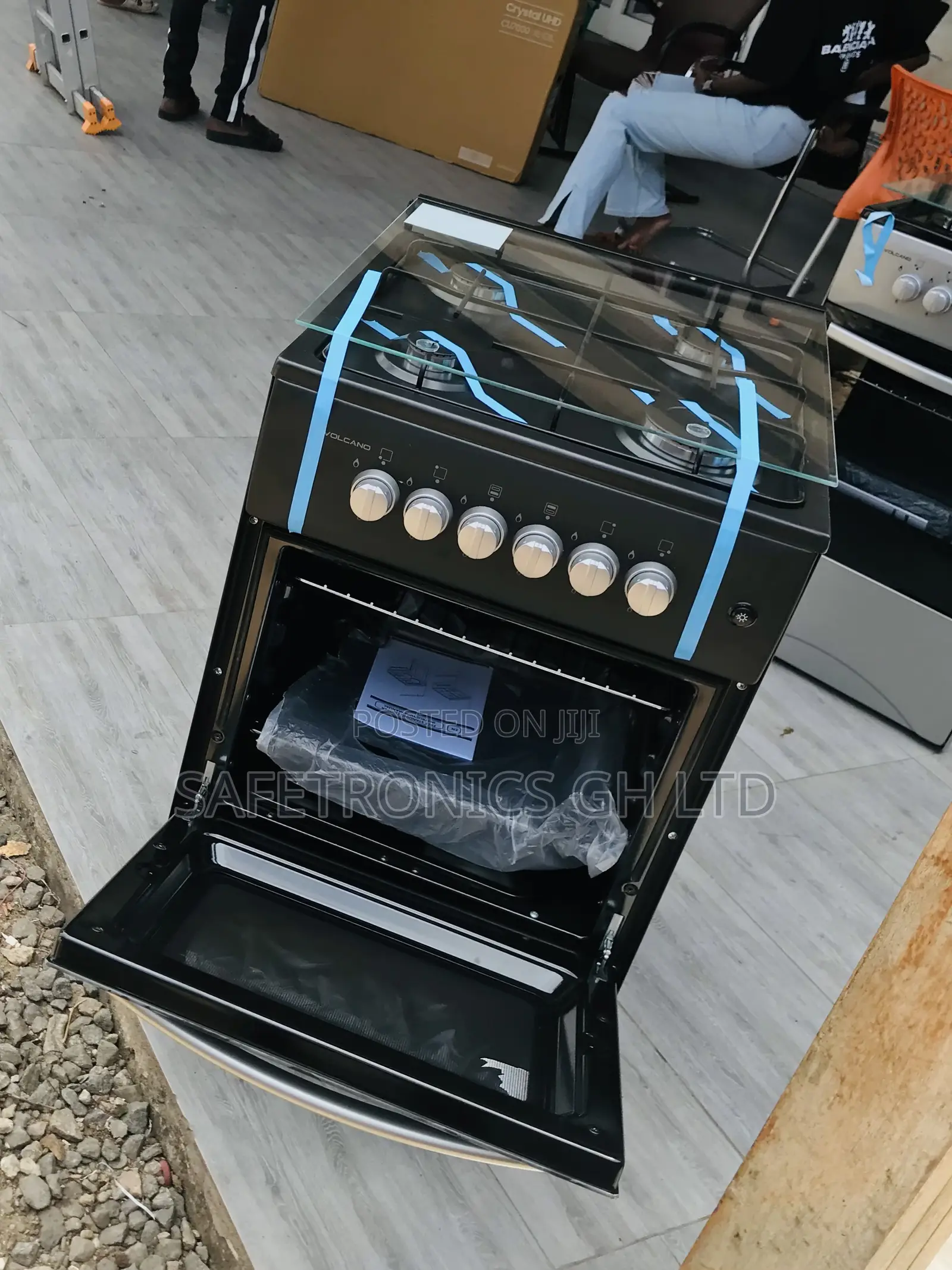 Reliable Black 50by50 4 Gas Volcano With Oven