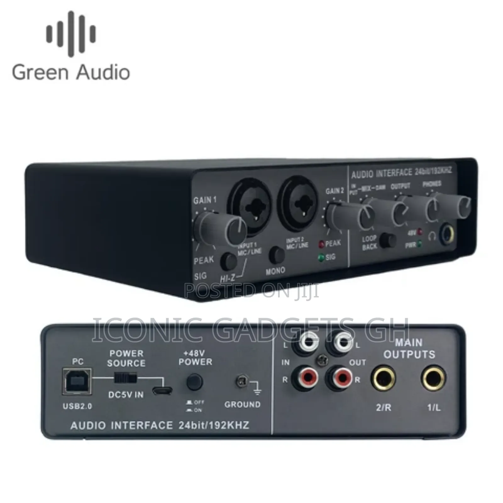 Brandnew in Box Q24 Audio Studio Soundcard Interface ._