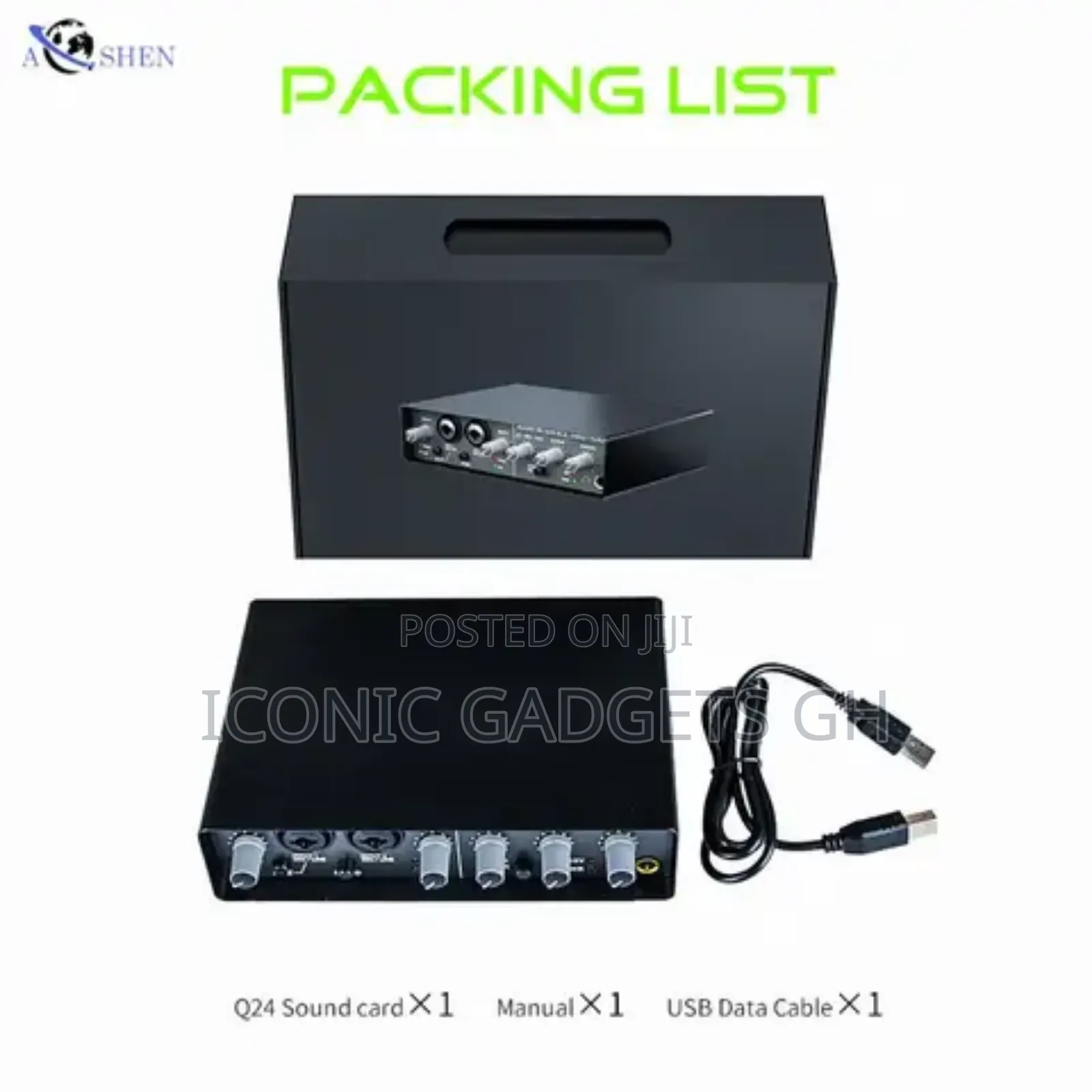 Brand New in Box Q24 Studiosound Card Interface*"~