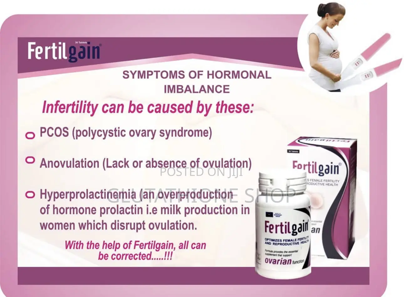 Fertilgain Pcos Ovarian Fertility Support Supplement