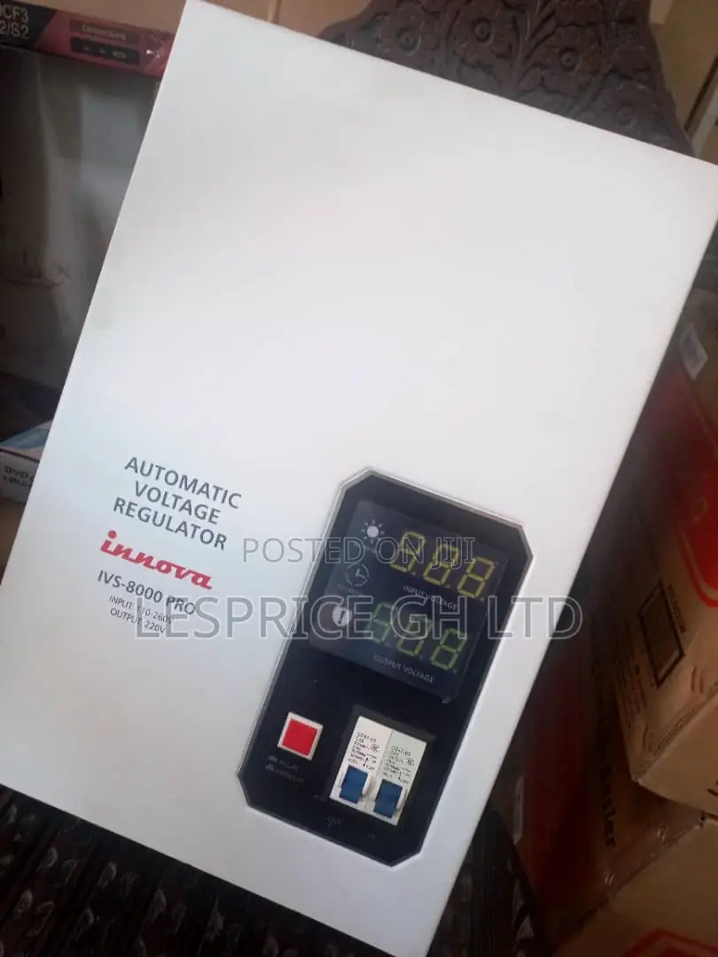 Innova 8KVA Stabilizer Handles Low Power Voltage