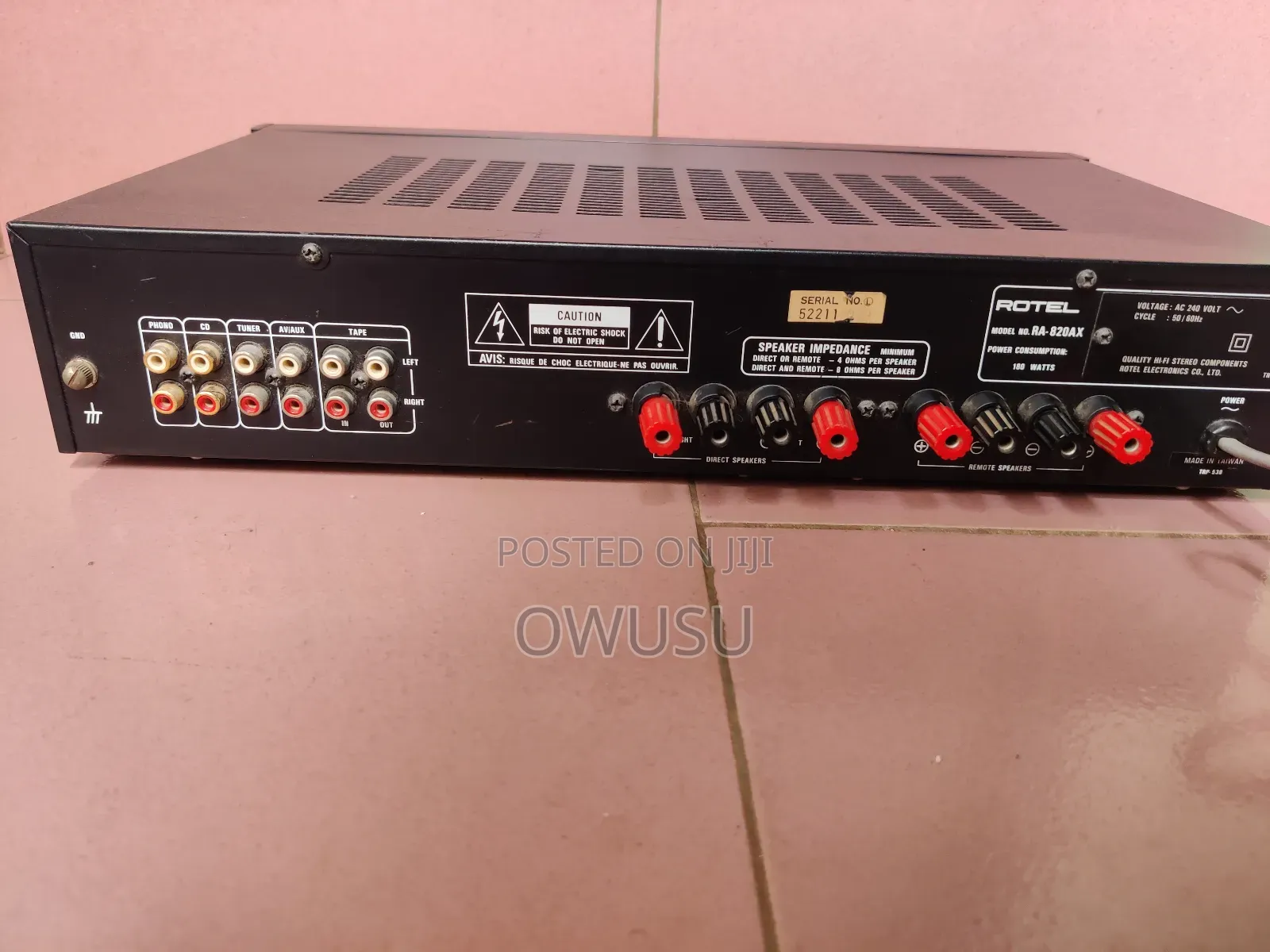 Rotel Stereo Amplifier
