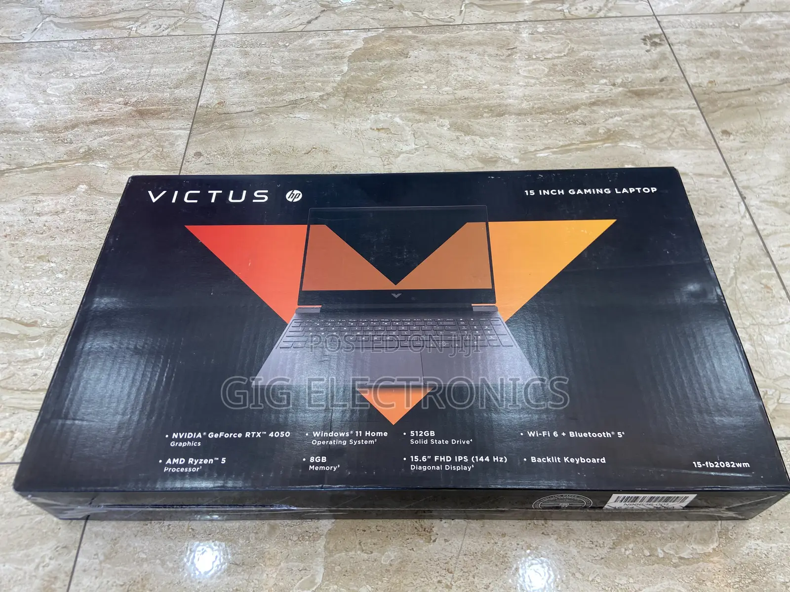 New Laptop HP Victus 15 8GB AMD Ryzen 5 SSD 512GB