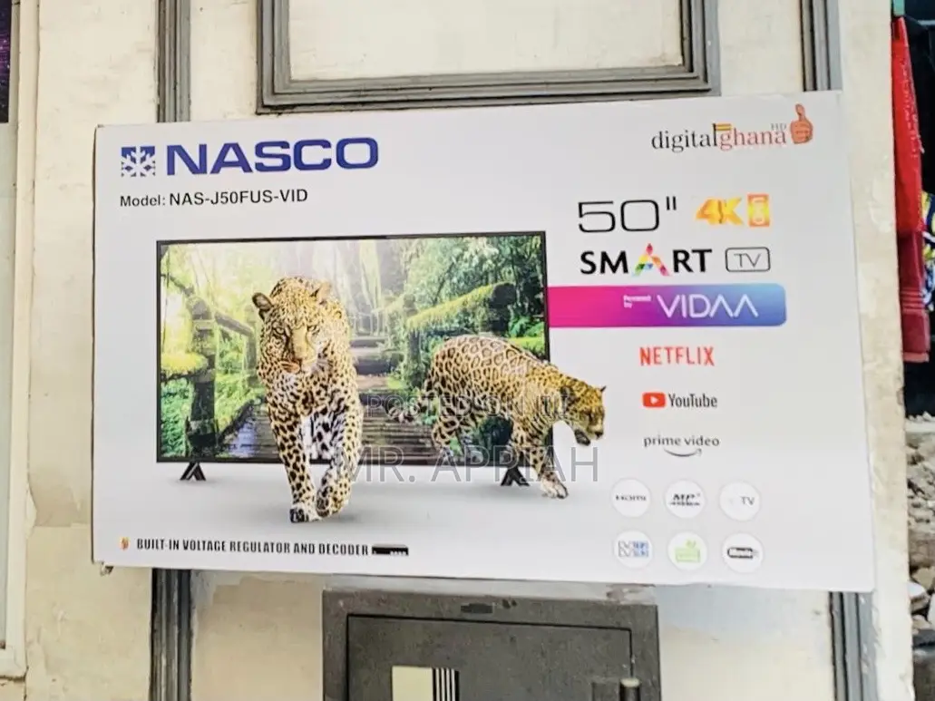 Order Authentic Nasco 50” Uhd Smart Television.