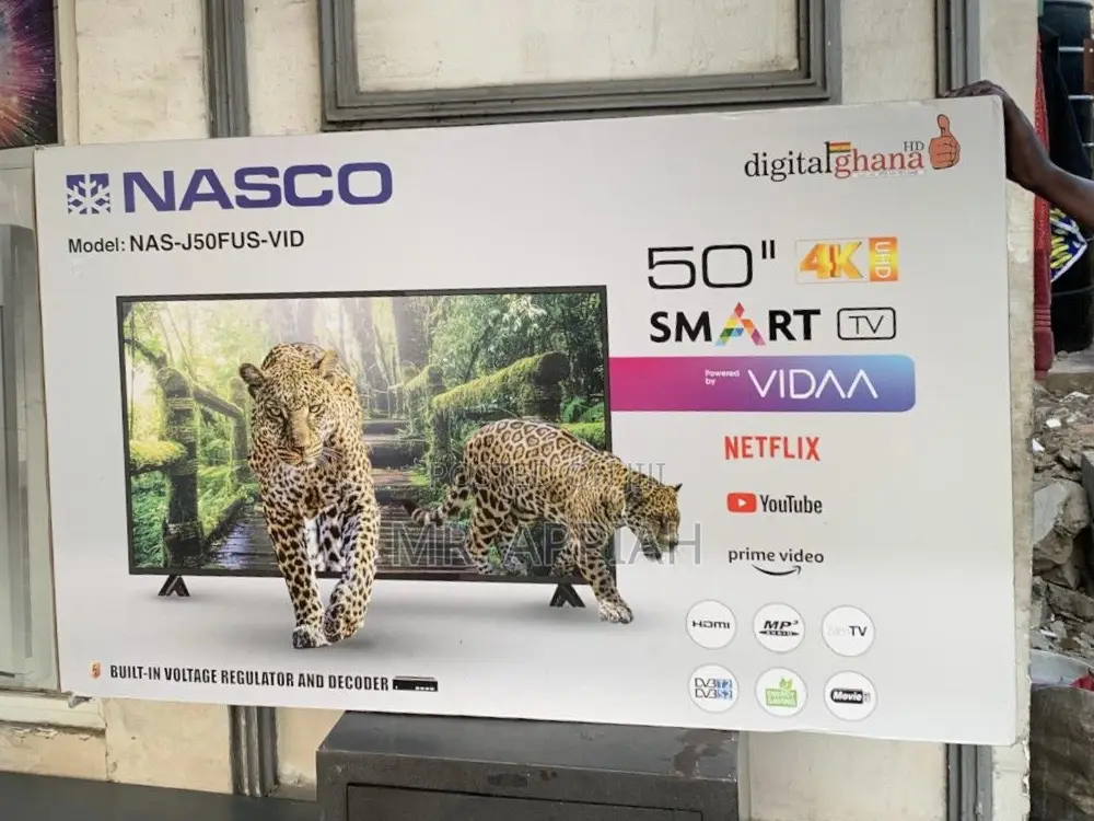 Order Authentic Nasco 50” Uhd Smart Television.