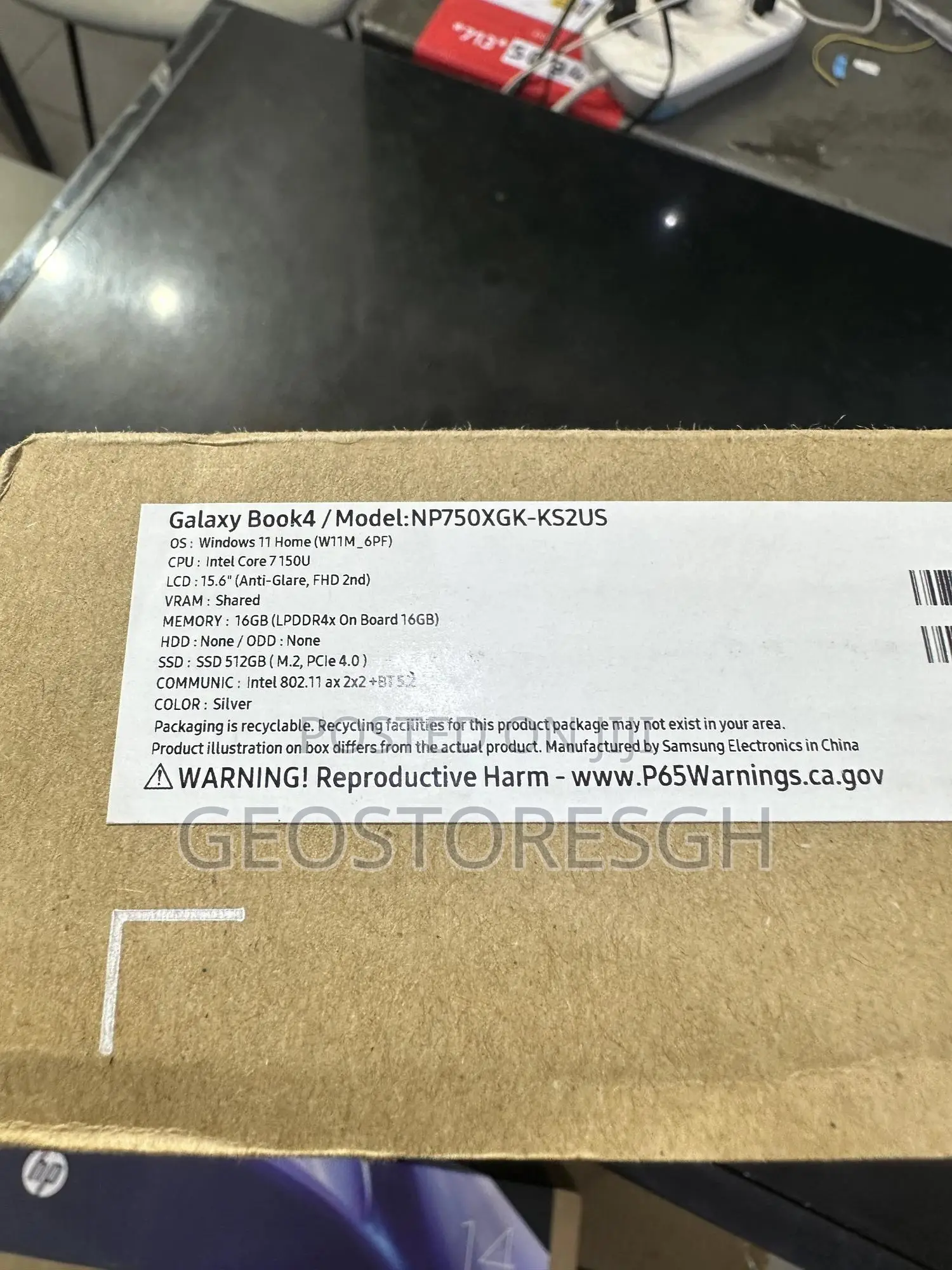 New Laptop Samsung 16GB Intel Core Ultra 7 SSD 512GB
