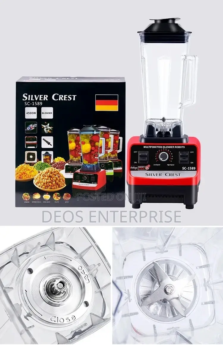 2 in 1 Electric Kitchen Silver Crest Blender