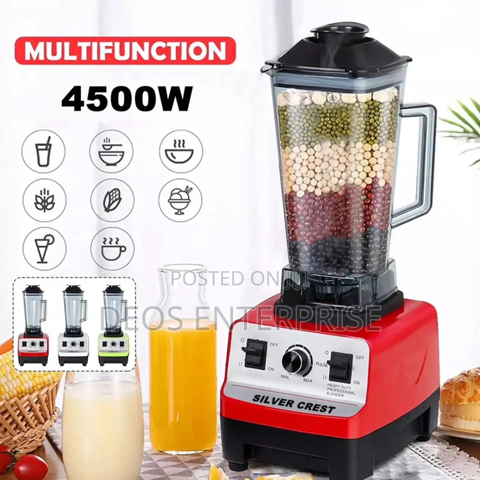 2 in 1 Silver Crest Juice Meat Blender