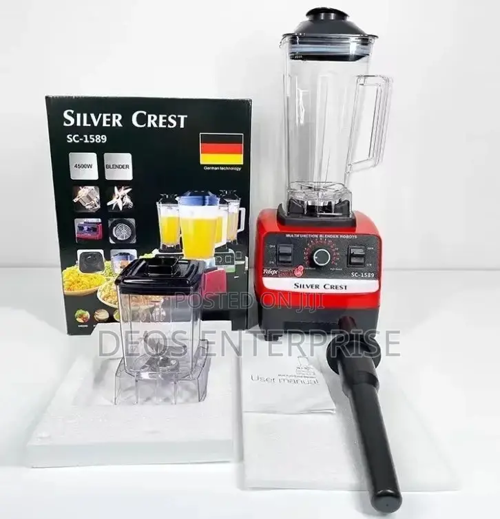 Professional 2 in 1 Juicers Food Silver Crest Blender