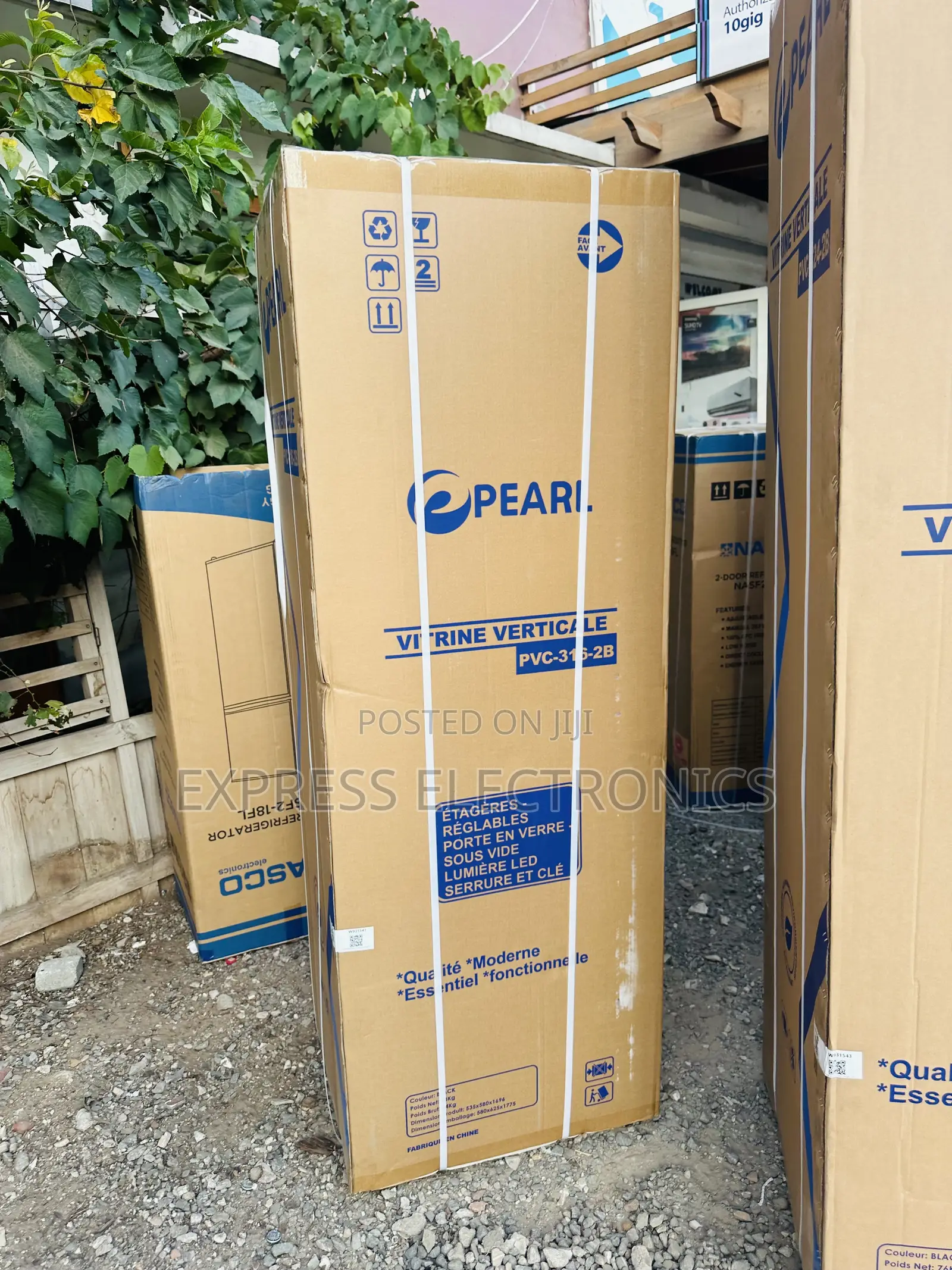 Available Now Display Fridge PVC-316 Single Door Pearl