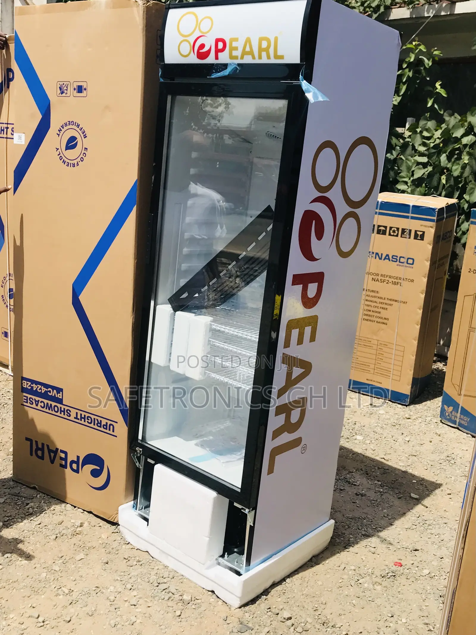 Singledoor Glass Display PVC-352 300 Liter Pearl Fridge