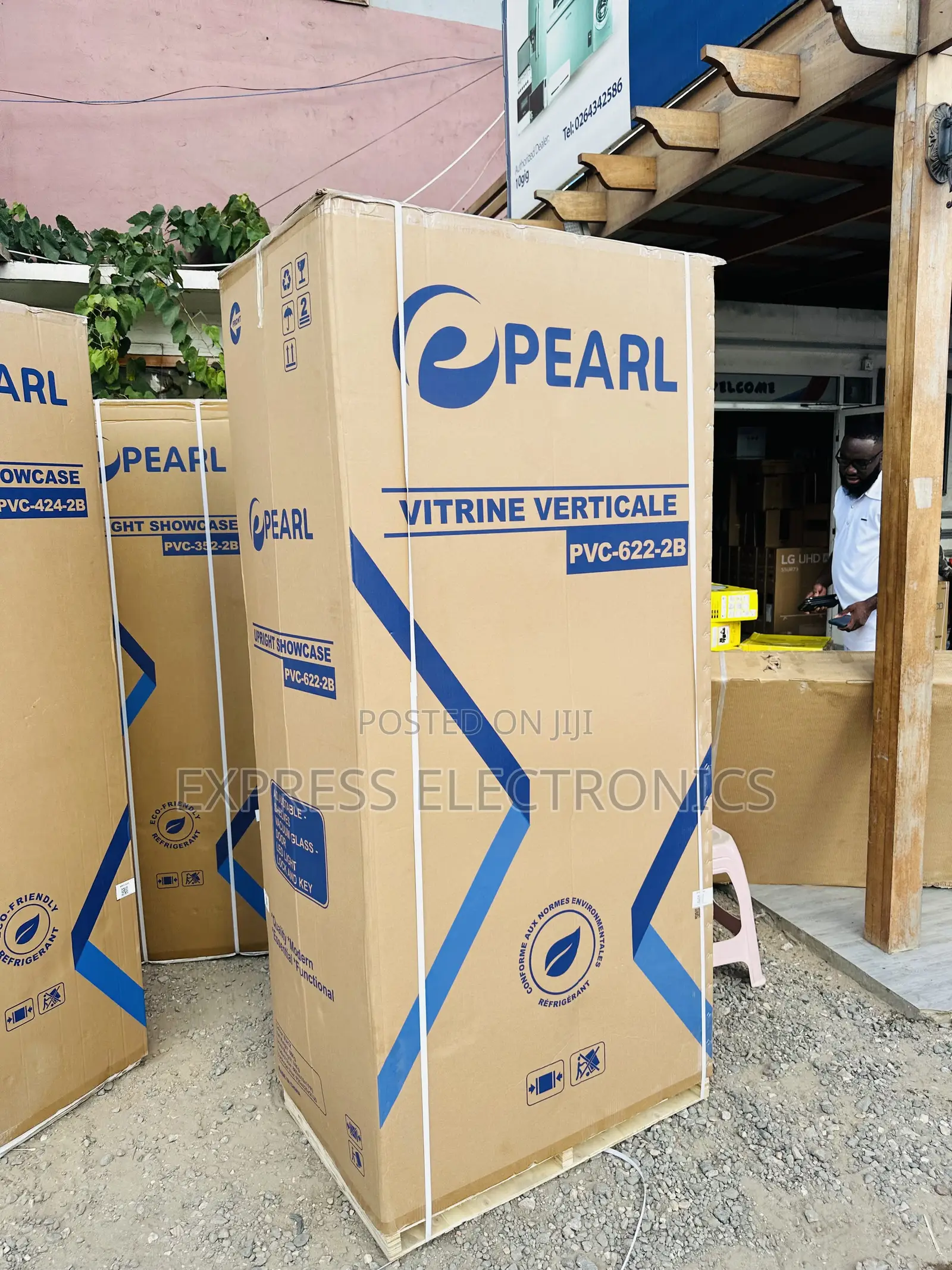 Nice Design Double Door Pearl PVC-622 400L
