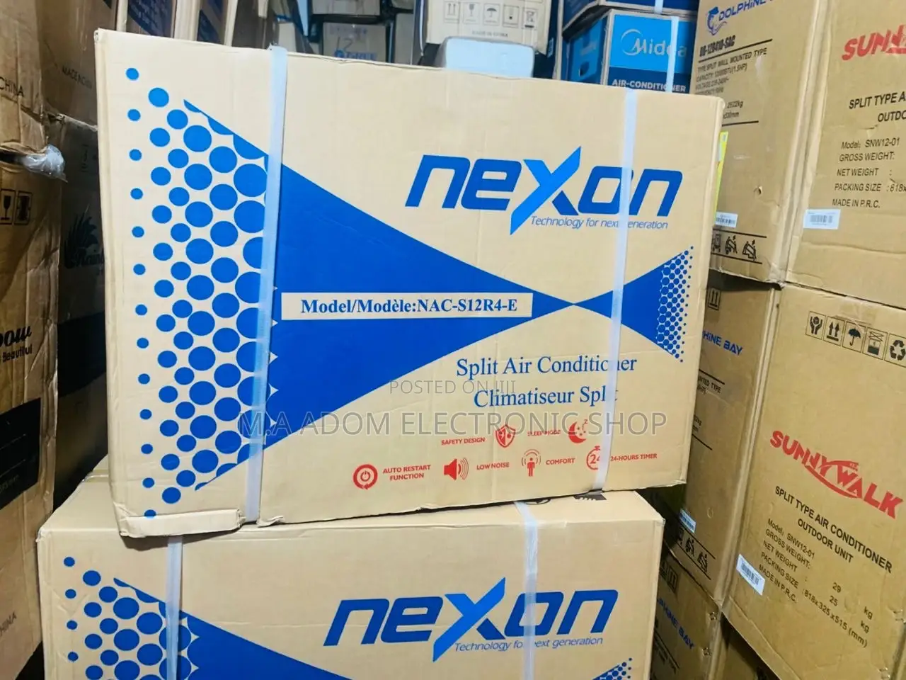 Brand New Nexon 1.5hp Split Type Air Conditioner.