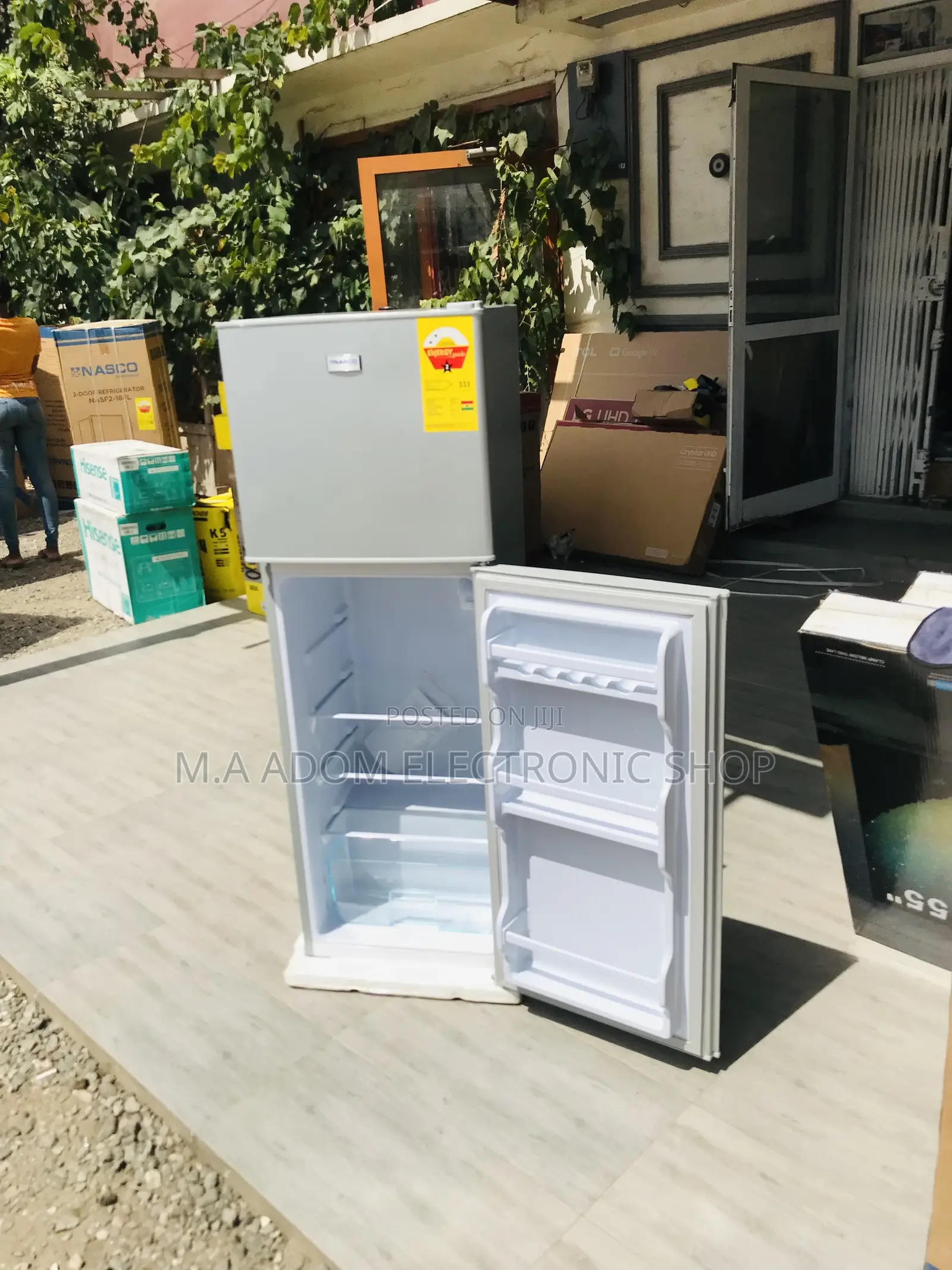 Sealed in Box Nasco 158L Double Doorrefrigerator(Nasf2-18fl)
