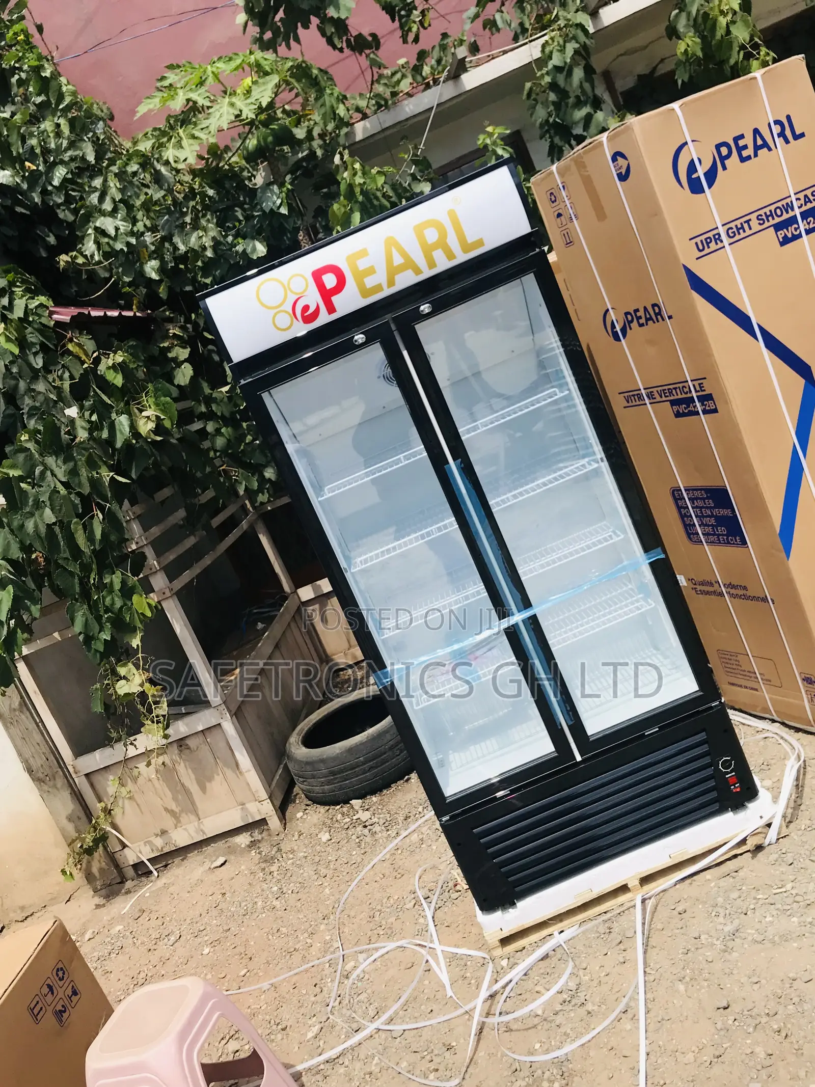 Original Glass PVC-622 2 Doors Display Glass 500 Liters