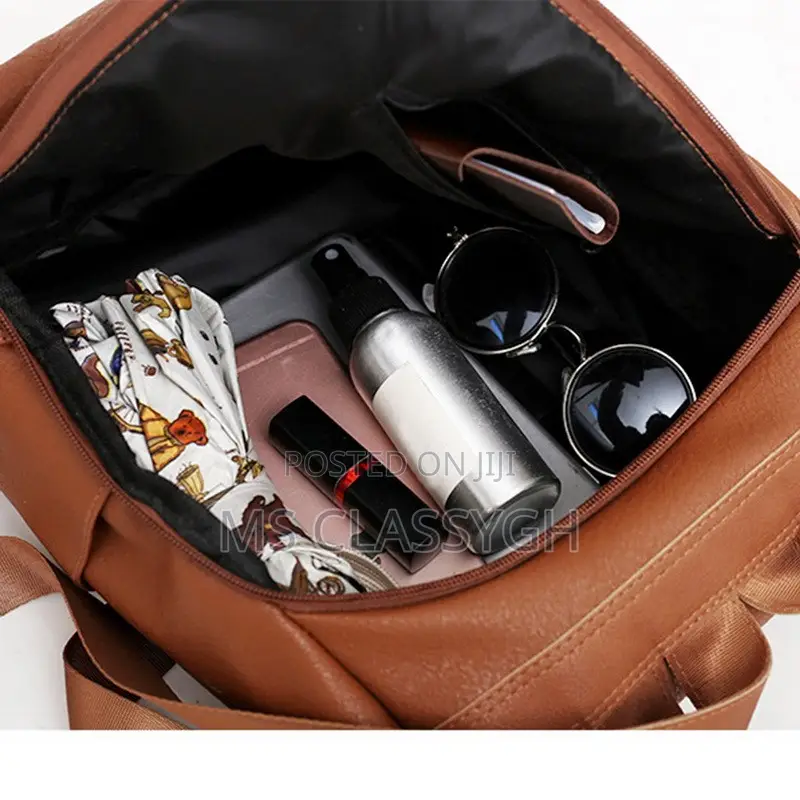 Backpack Anti-Theft Vintage Leather Backpack Women Shoulder
