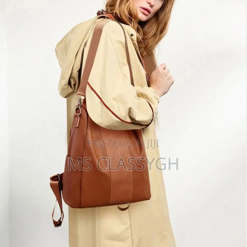 Backpack Anti-Theft Vintage Leather Backpack Women Shoulder