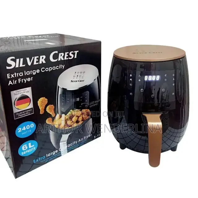Silver Crest Air Fryer Extra Large Capacity Air Fryer 6L