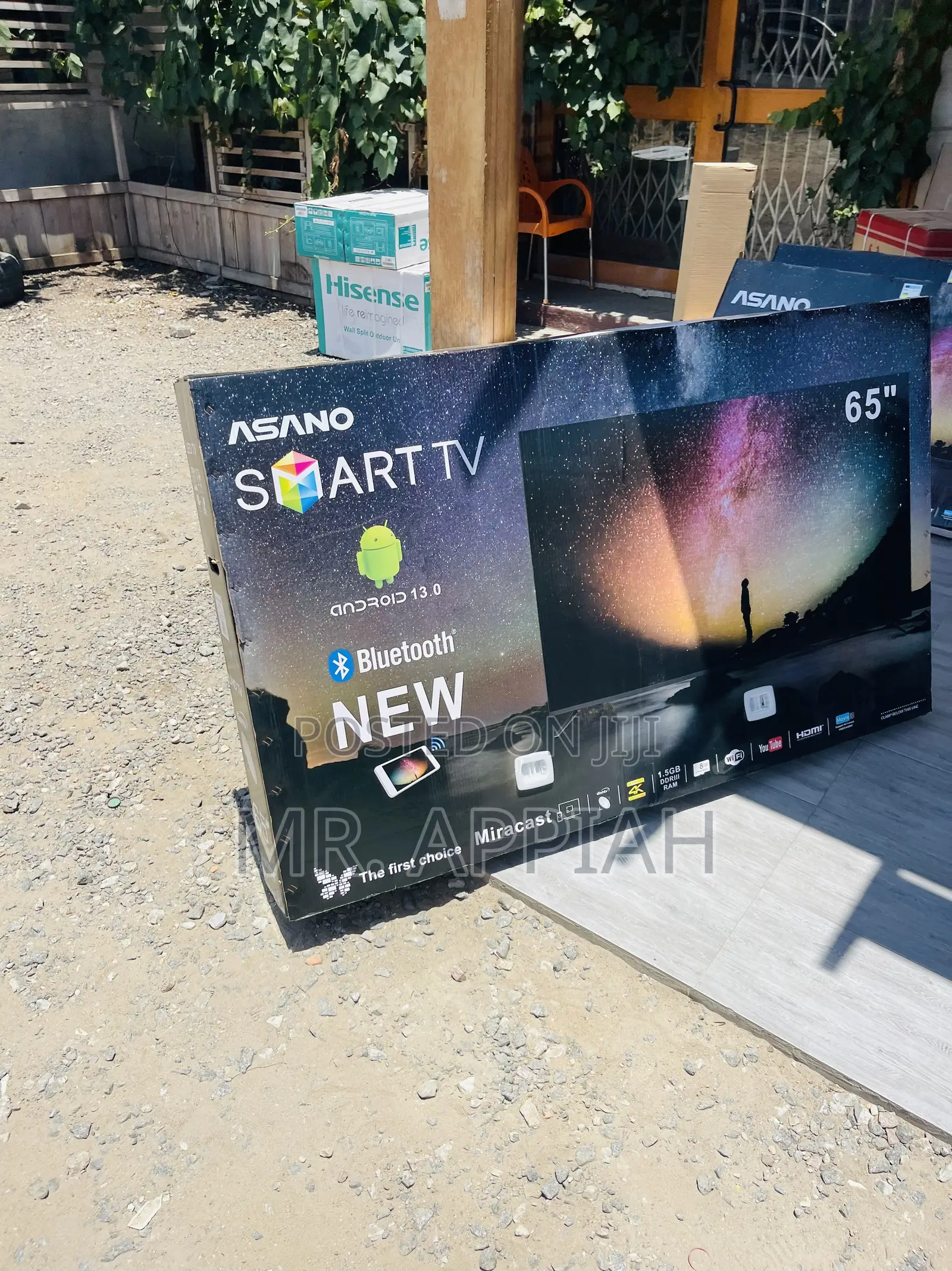 Order Durable Asano 65” Uhd Smart Electric Tv.