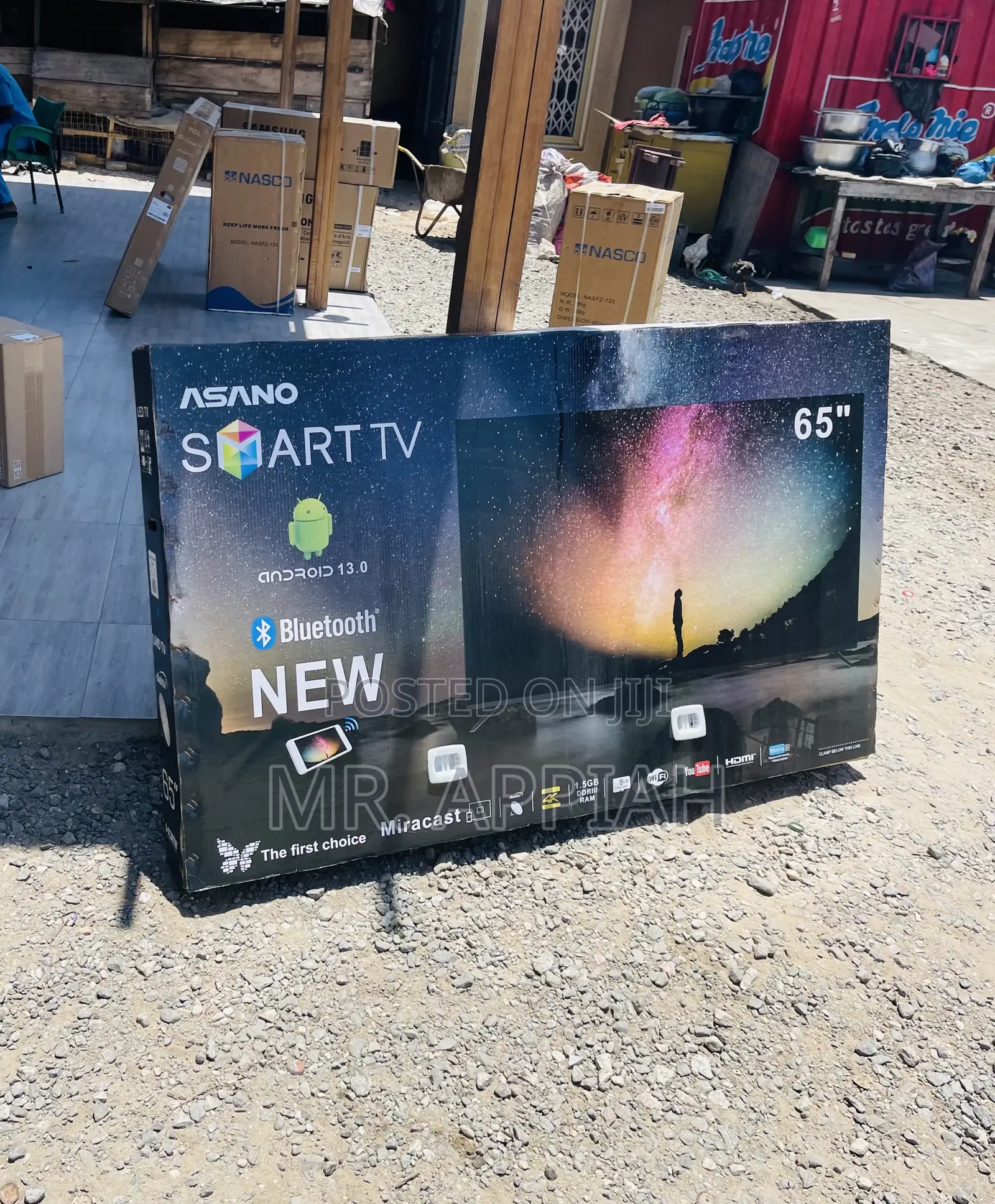 Latest Asano 65 Inch Uhd Smart Electric Television.