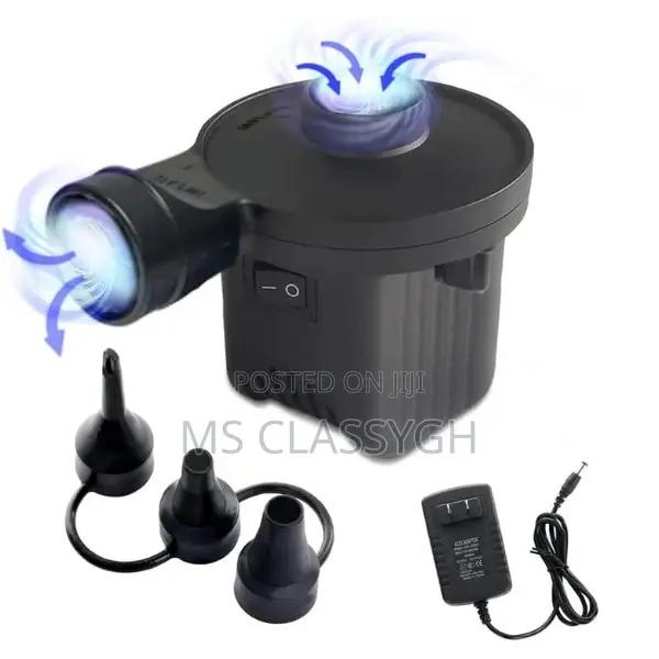 Inflatable Electric Air Pump Pool Mattress Quick Fill Air
