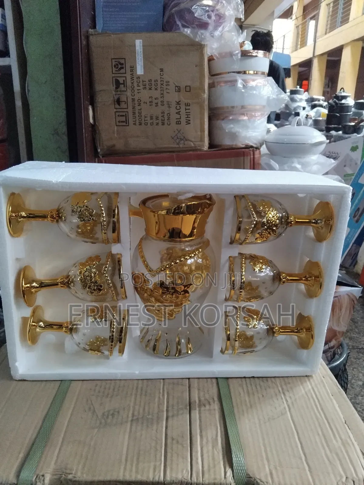 7pcs High Quality Glass Drinking Set