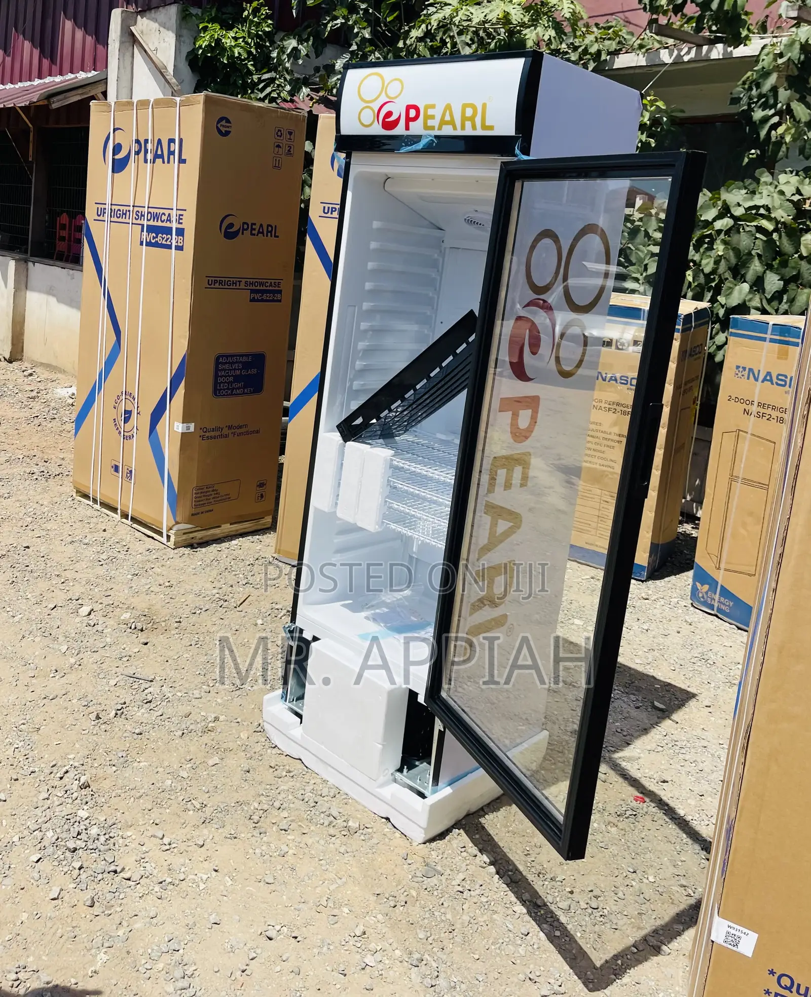 Newly in Stock Pearl 300L 1 Door Display Fridge(Pvc 352)