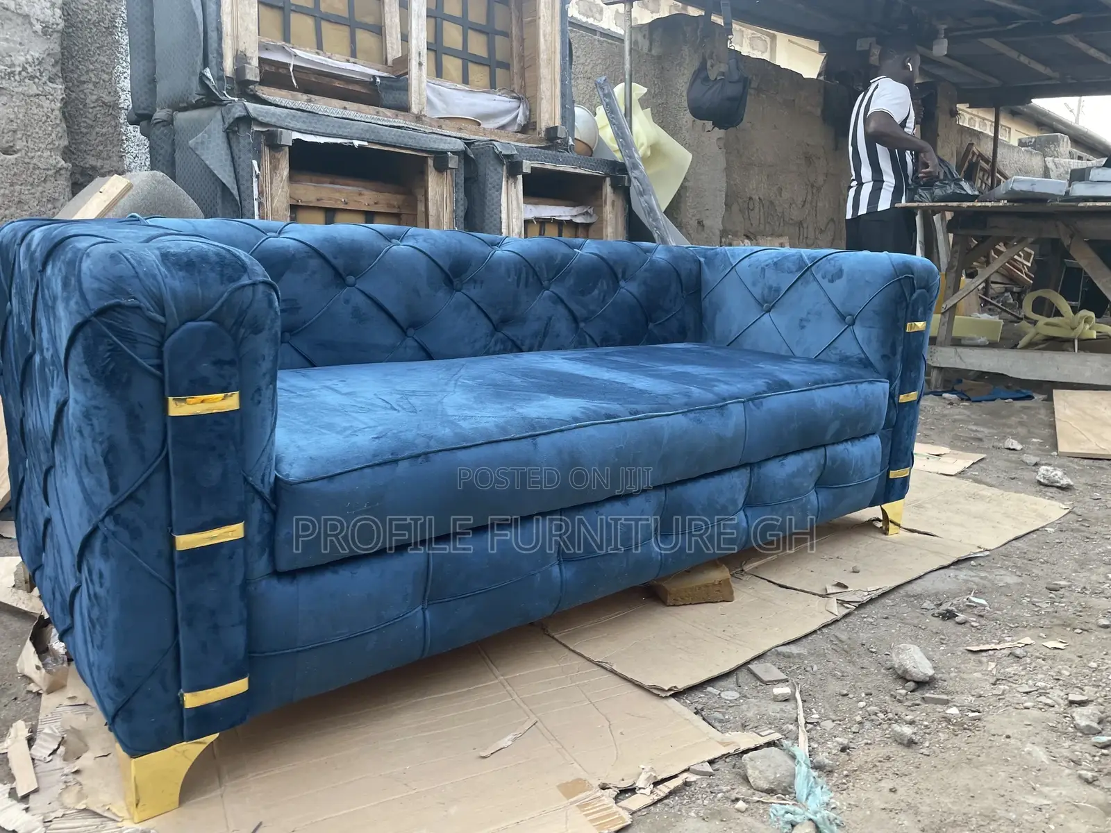 Amazing 3in1 Fabric Soft Sofa//Fast Delivery