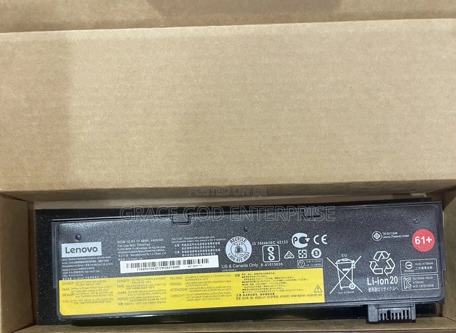 Original Lenovo 01AV423 Laptop Battery