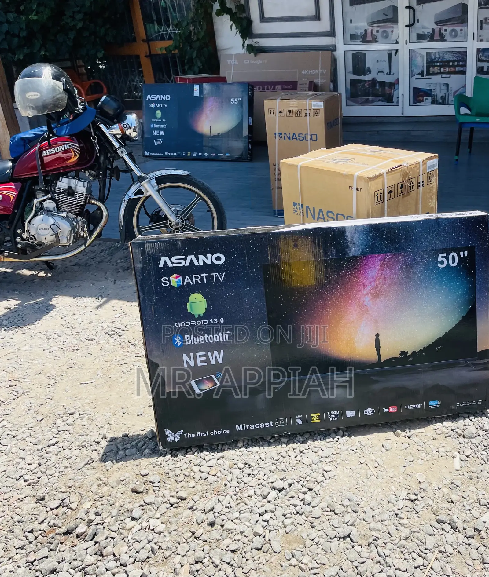 Well Design Asano 50 Inch Smart Uhd Electric Television.