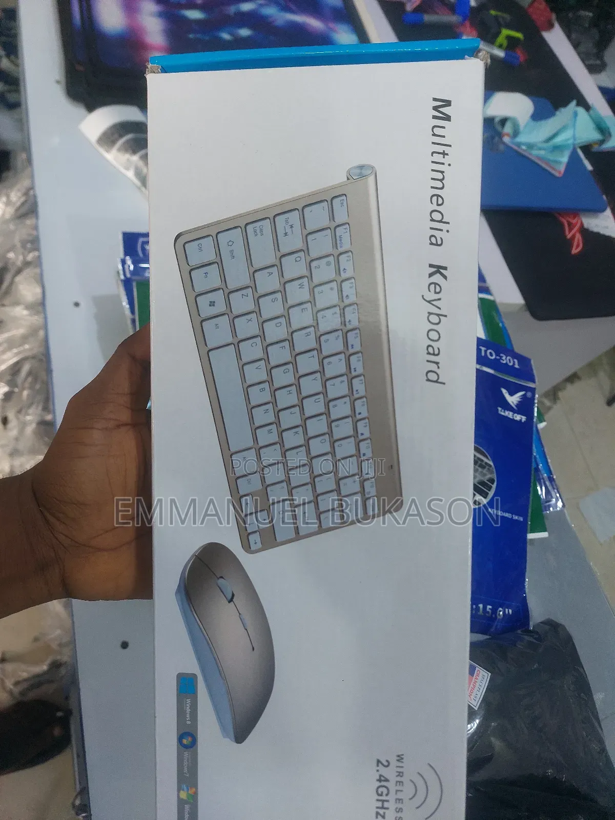 Multimedia Wireless Keyboard and Mouse
