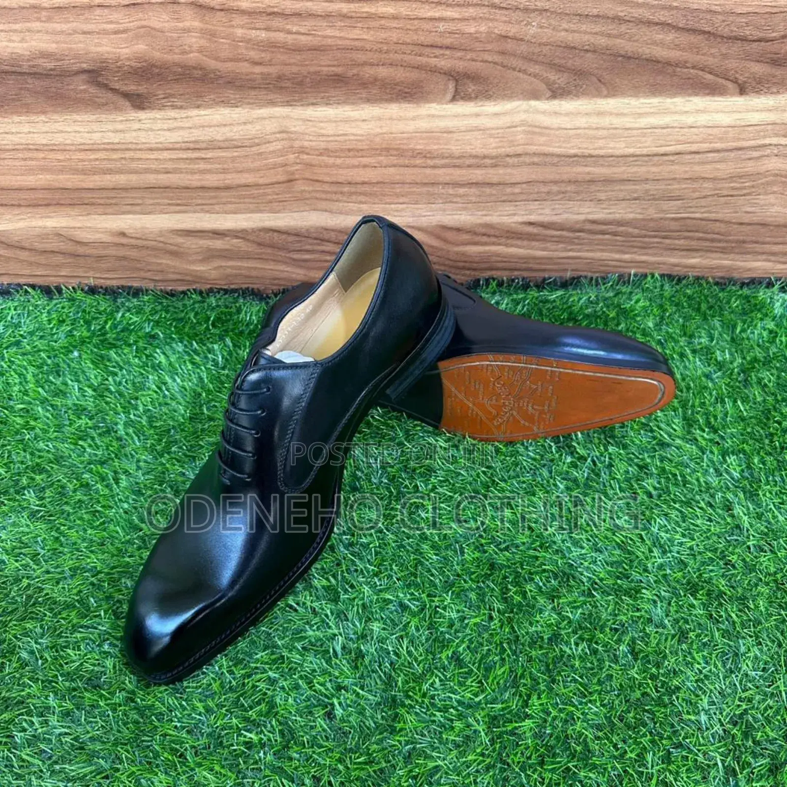 Black Italian Classic Shoes