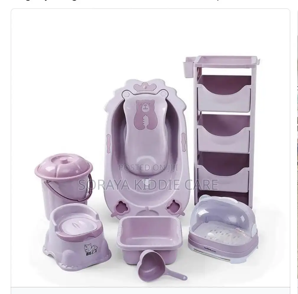 Baby Bath Set With Drawers