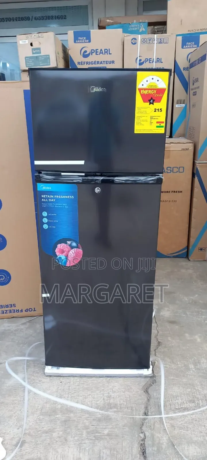 Fresh in Box Midea Double Door Fridge 174 Littres