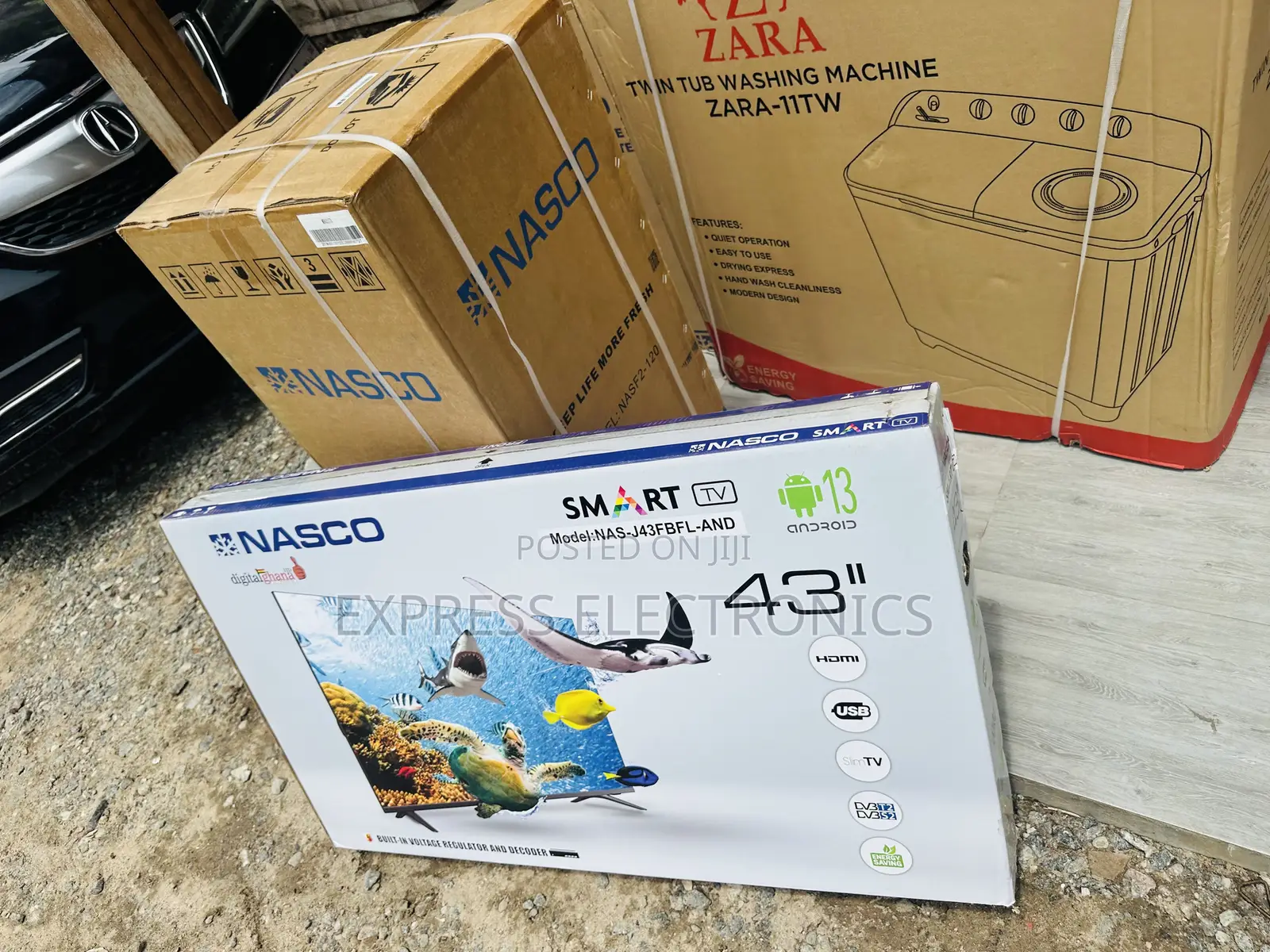 Immerse Yourself With Smart 43”Nasco Satellite FHD