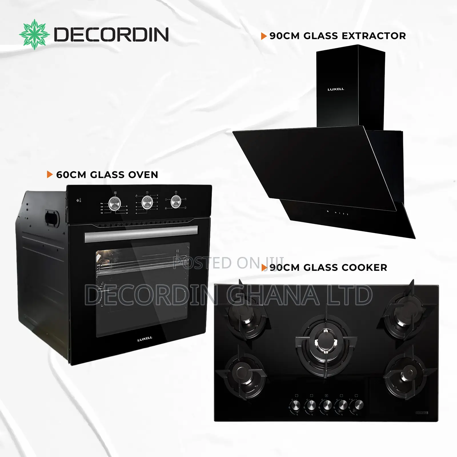 Decordin 90cm Glass Set