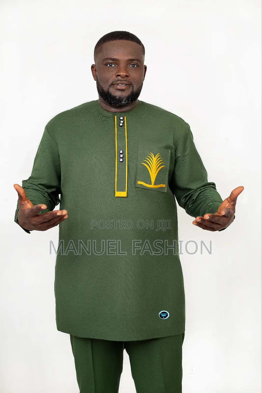 A Beautiful Digital Embroidery Kaftan