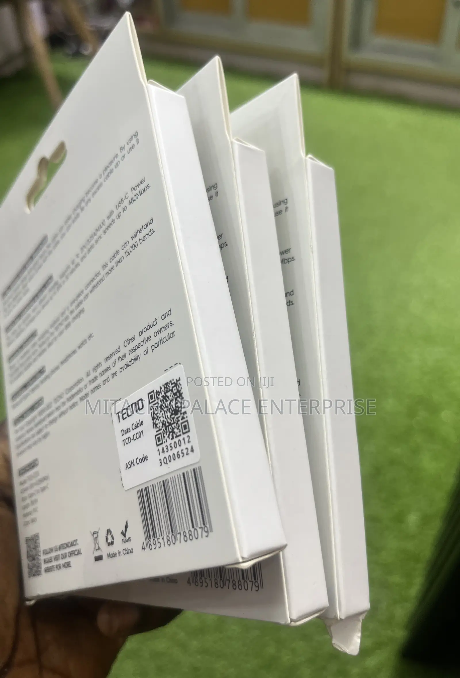 Original Tecno Type C to C Cable
