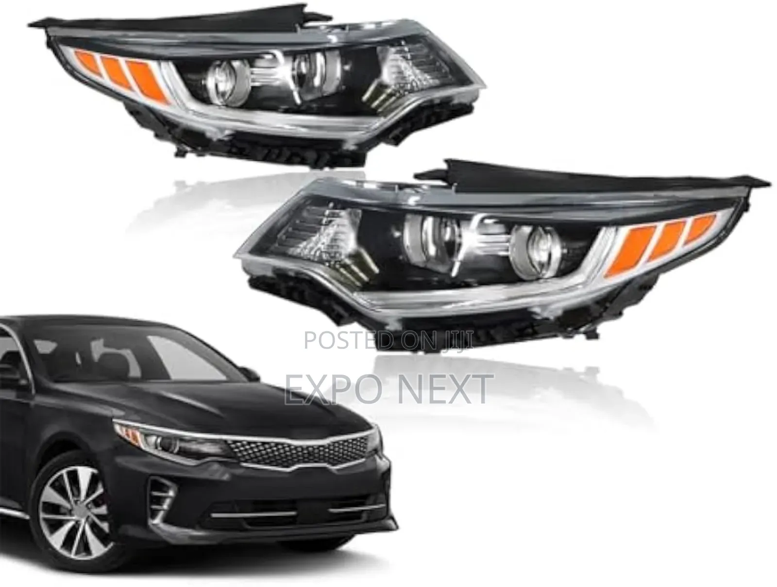 Kia Optima Headlights Assembly Pair 2015-2020