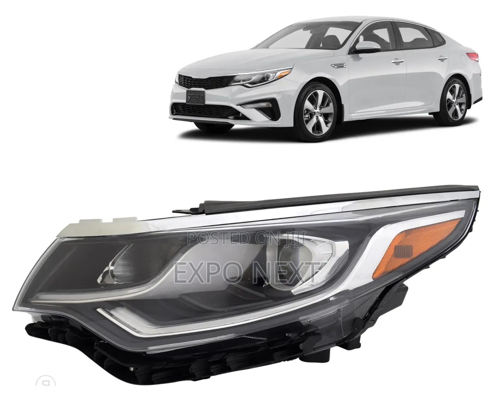 Kia Optima Headlights Assembly Pair 2015-2020