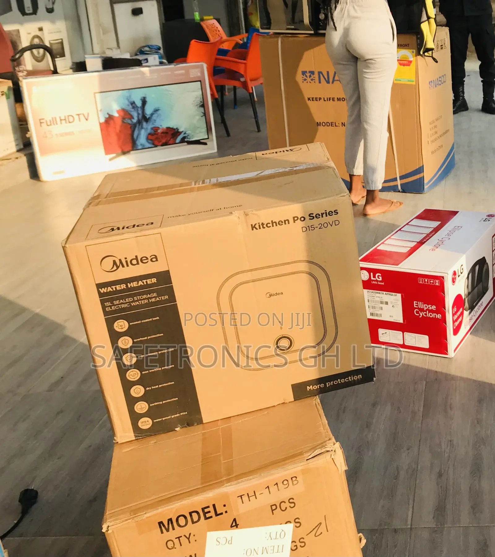 Order Original Midea 15 Liters (White) Water Heater 