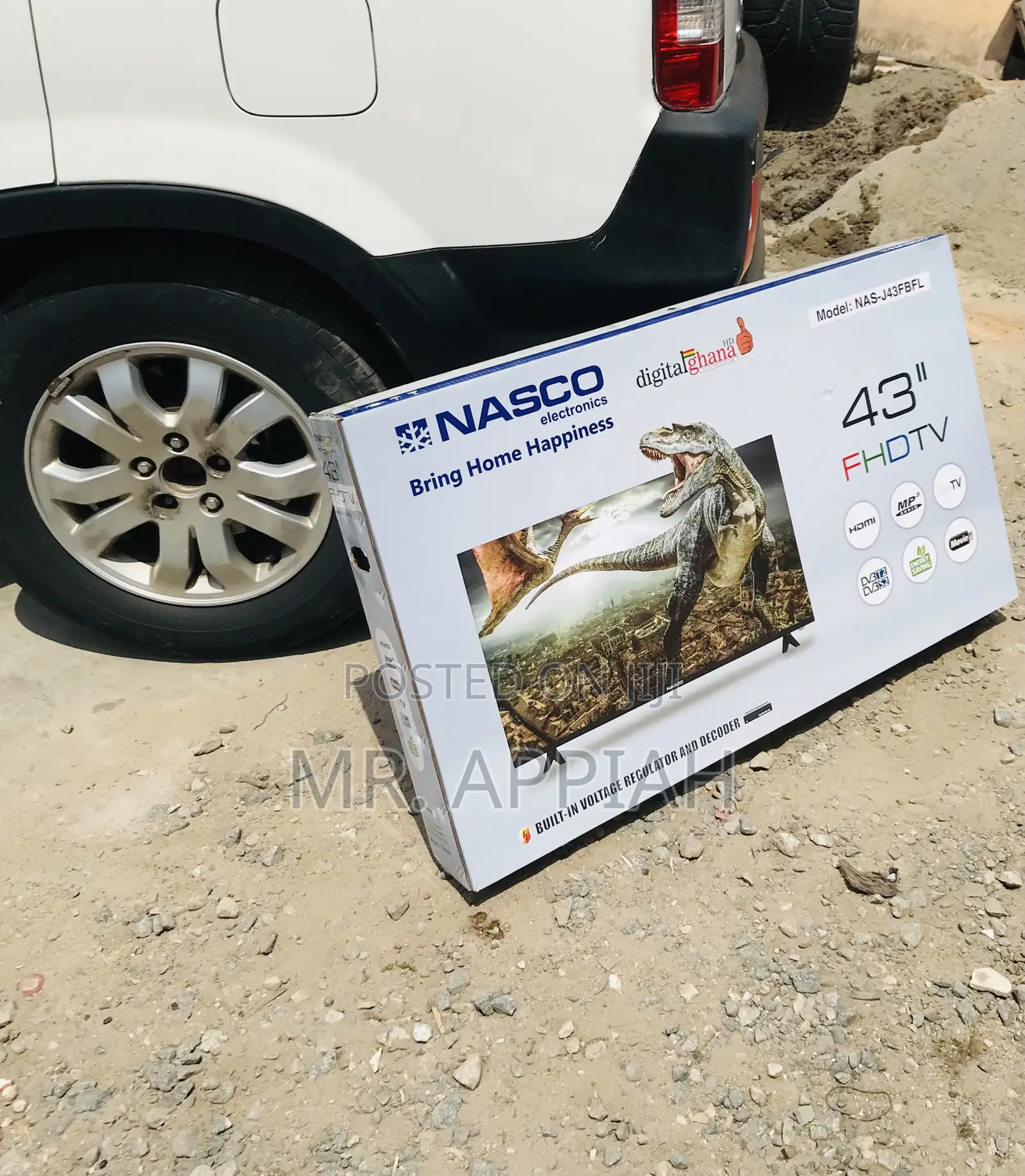 Well Design Nasco 43” Led Full HD Television(Black).