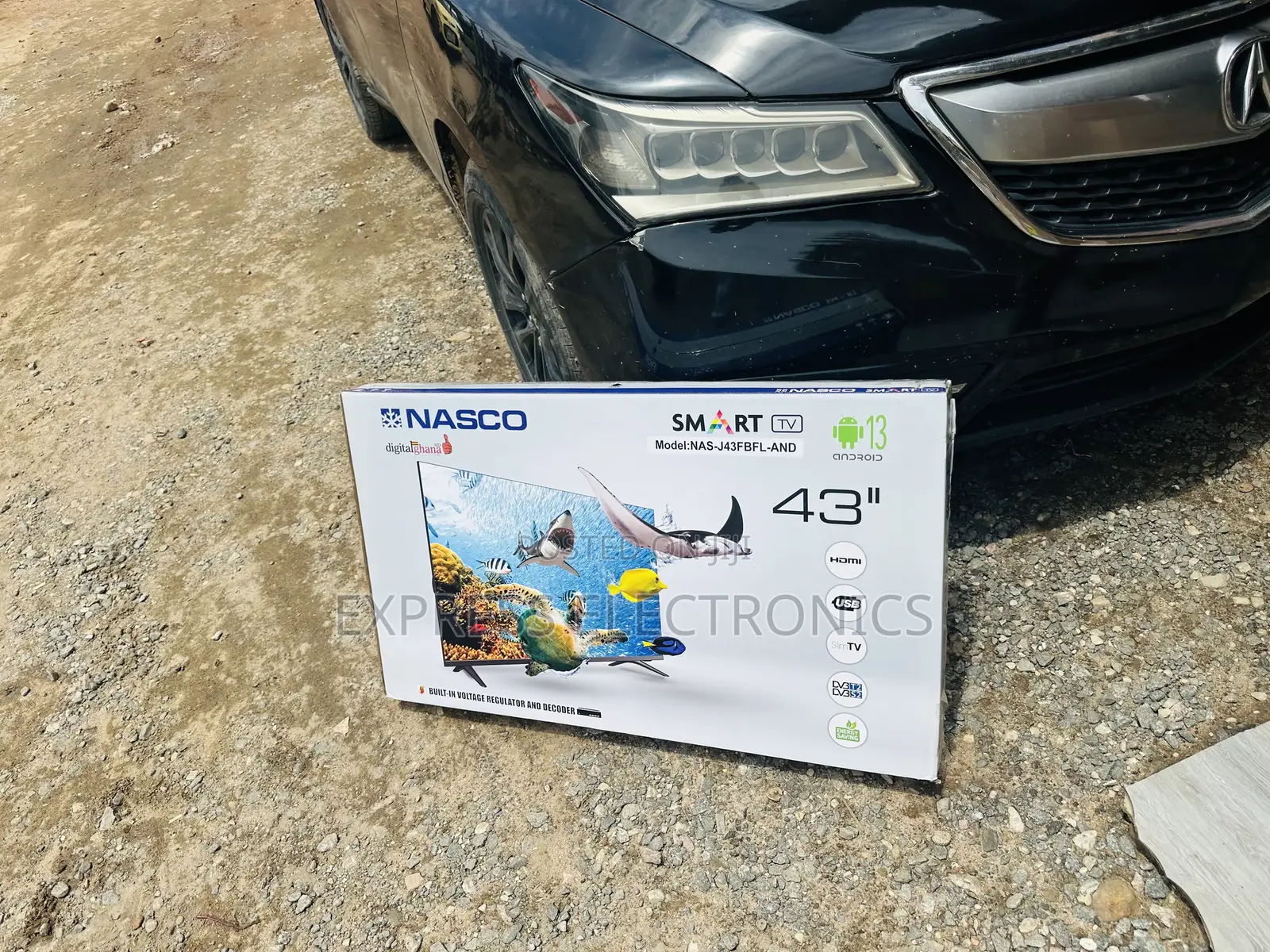 Intelligent Design Slim FHD Smart Satellite 43”Nasco