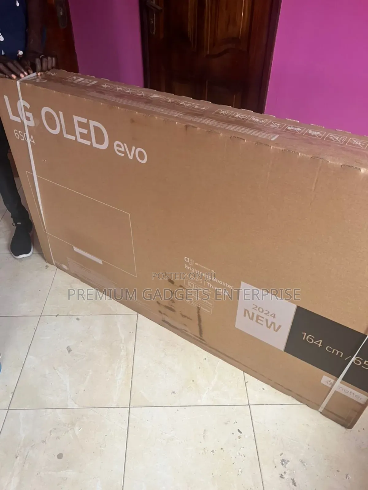 All New LG 65" 144hz OLED Evo OLED65C4 Webos Thinq AI TV