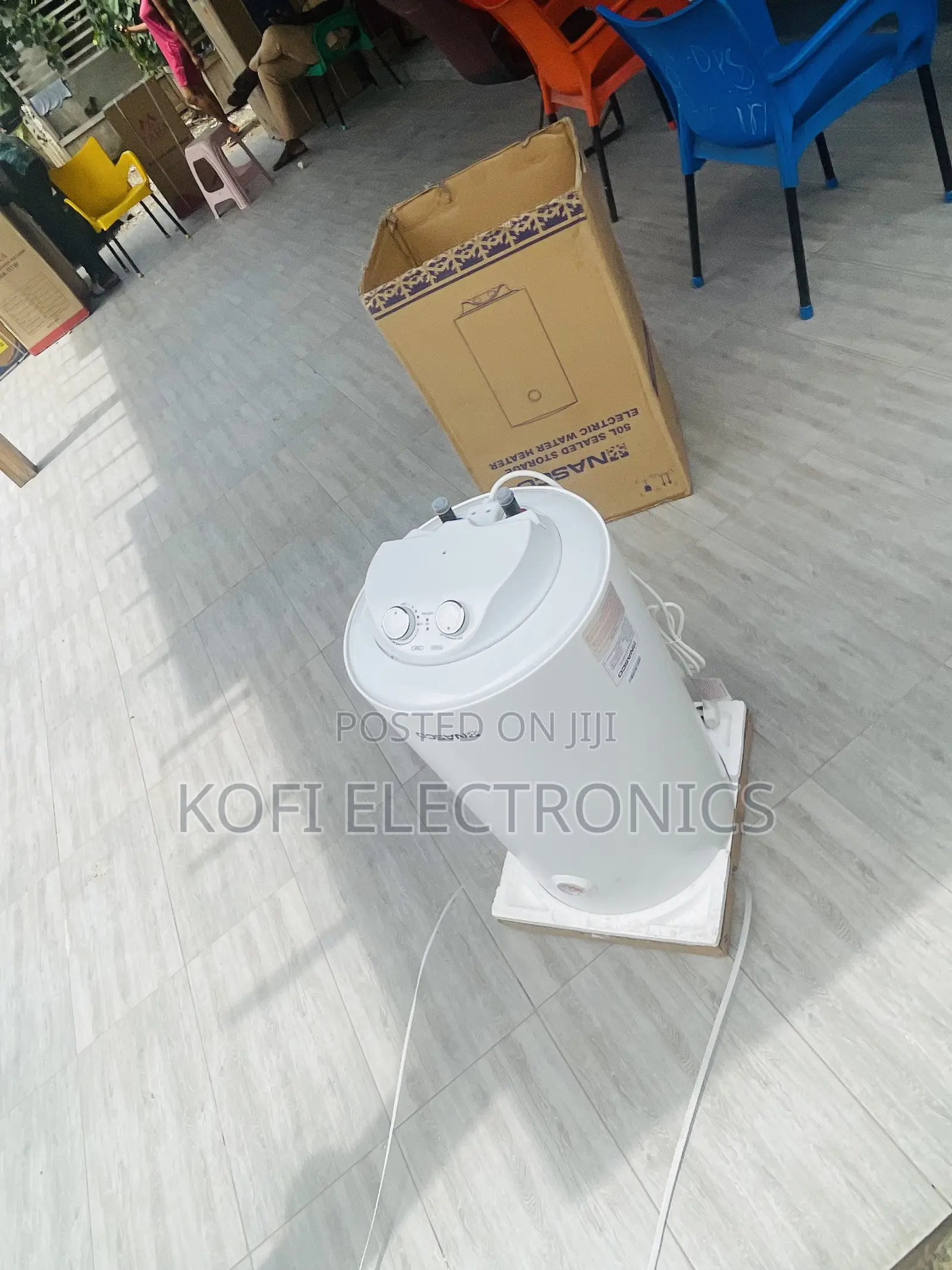 Nasco 50L Storage Electricwater Heater Vertical Installation