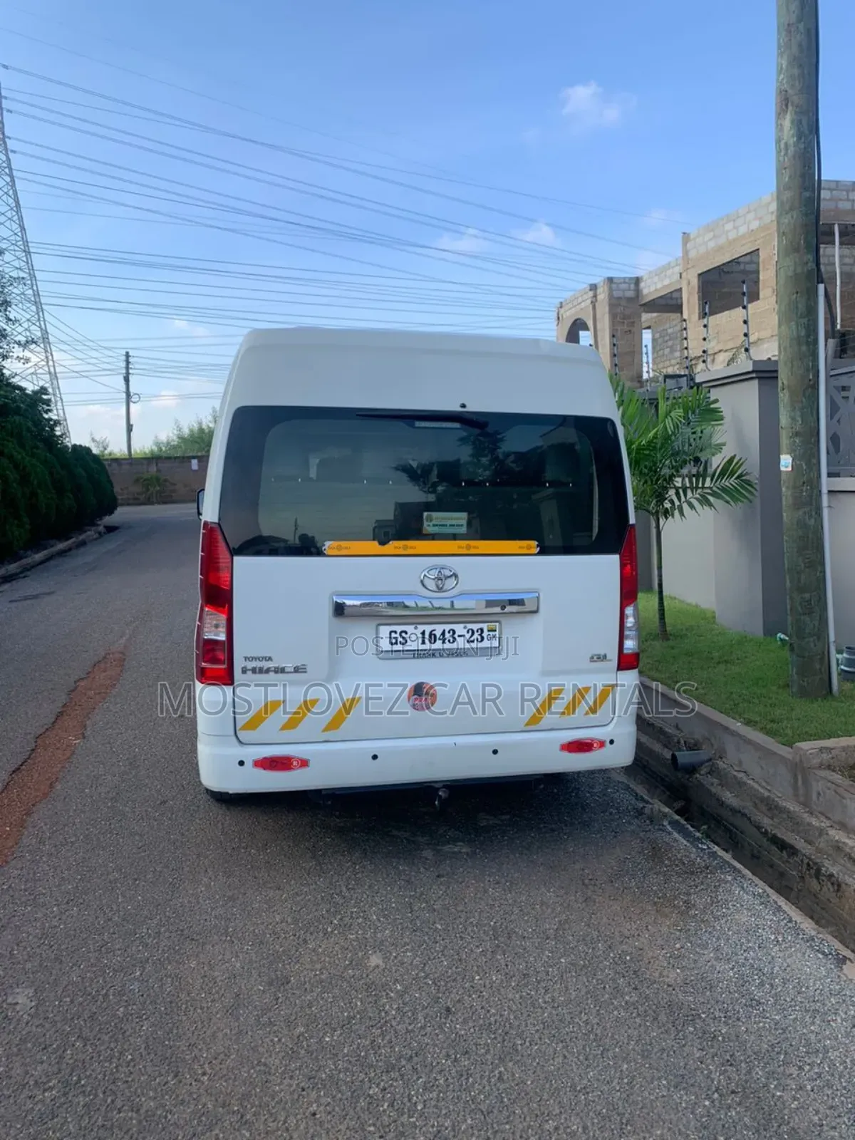 Car Rentals- Hiace Bus for Rent- 14 Seats for Rent- Hire