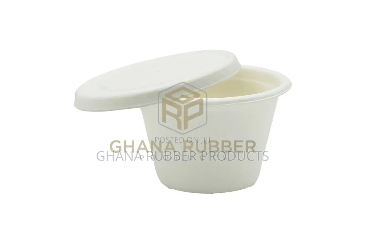Bagasse Sauce Cups + Lids 4oz (2000pcs)